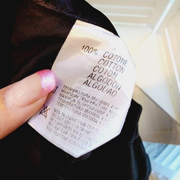 VERSACE COLLECTION TREND BLACK SEQUIN ACCENT SIZE 42(10) - Picture 8 of 8